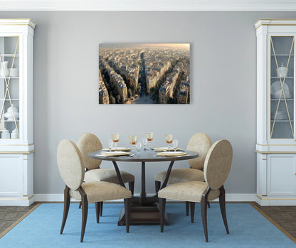 Tableau Paris Haussmannien – Avenues en Symétrie