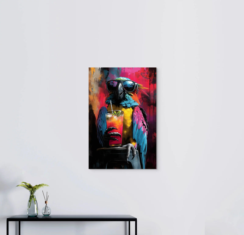 Tableau Perroquet - Pop Art Affiches, reproductions et œuvres graphiques Art Virtuoso
