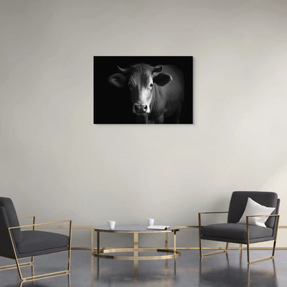 Tableau Photo Vache - Regard Bovin Affiches, reproductions et œuvres graphiques Art Virtuoso