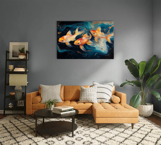 Tableau Poissons - Parade Aquatique