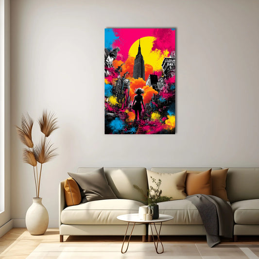 Tableau Pop Art Manga : Urban Dream