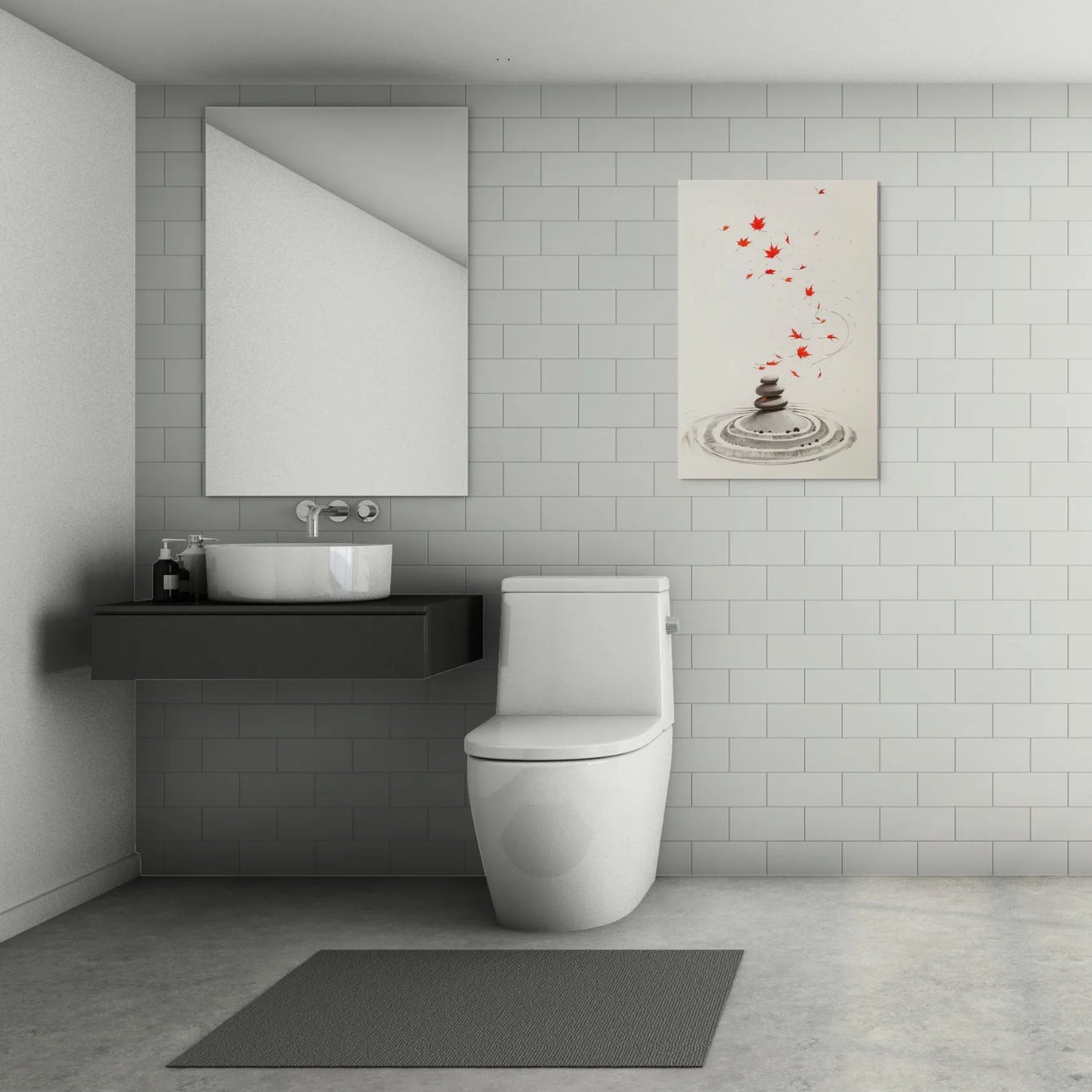 Tableau Salle de Bain Zen Affiches, reproductions et œuvres graphiques Art Virtuoso   