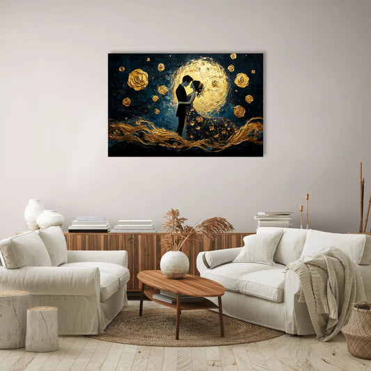 Tableau St Valentin : Nuit Étoilée d'Amour