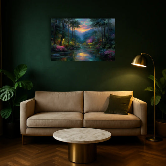Tableau Style Jungle : Rivière des Songes