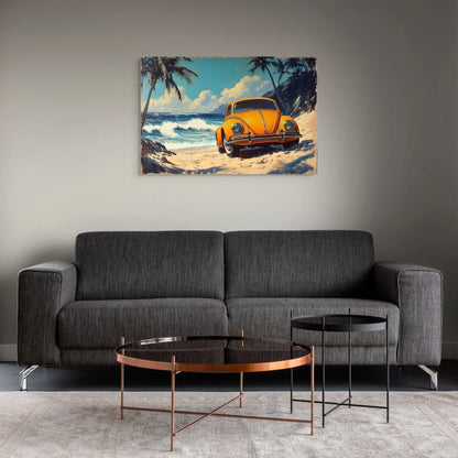 Tableau Toile Vintage : California Beetle Affiches, reproductions et œuvres graphiques Art Virtuoso