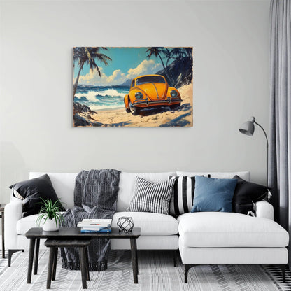 Tableau Toile Vintage : California Beetle Affiches, reproductions et œuvres graphiques Art Virtuoso