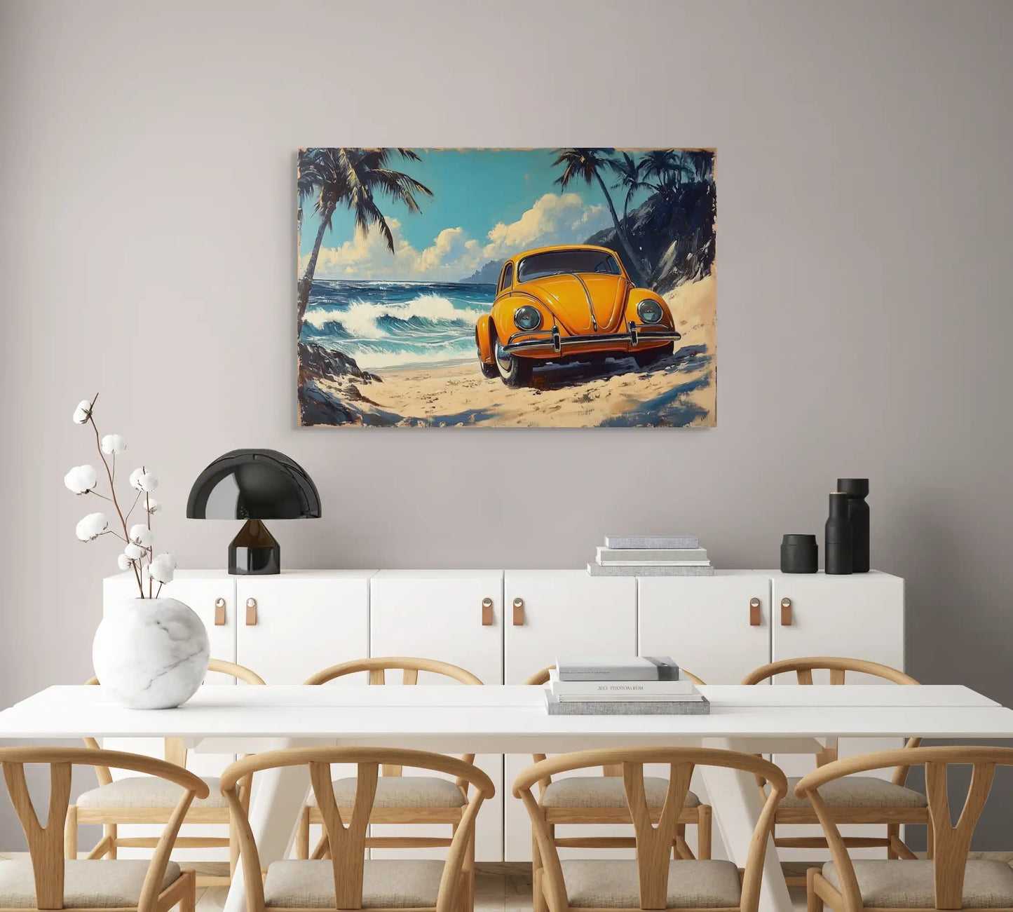 Tableau Toile Vintage : California Beetle Affiches, reproductions et œuvres graphiques Art Virtuoso