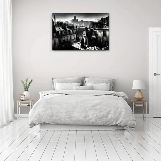 Tableau Toits de Paris – Ombres d’ardoise