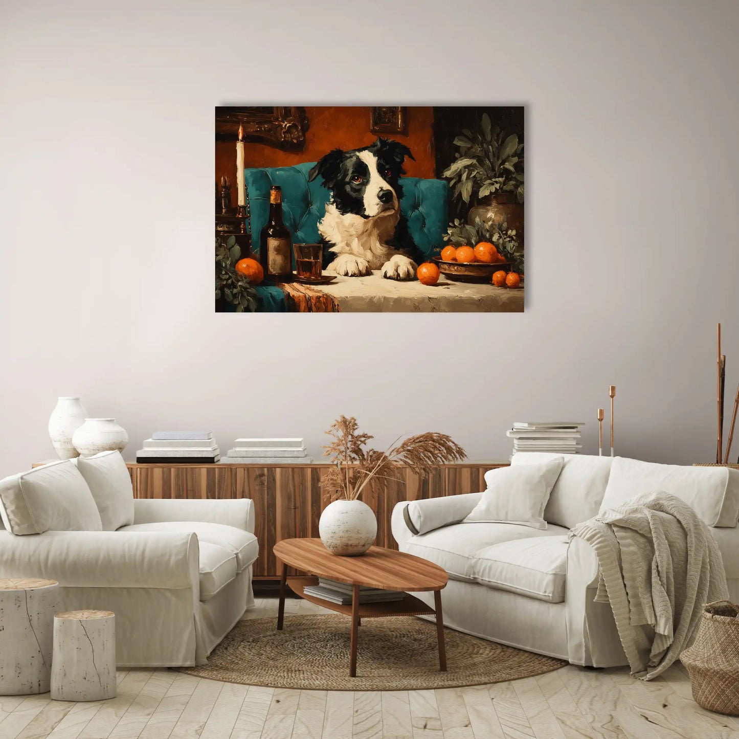 Tableau Vintage Chien