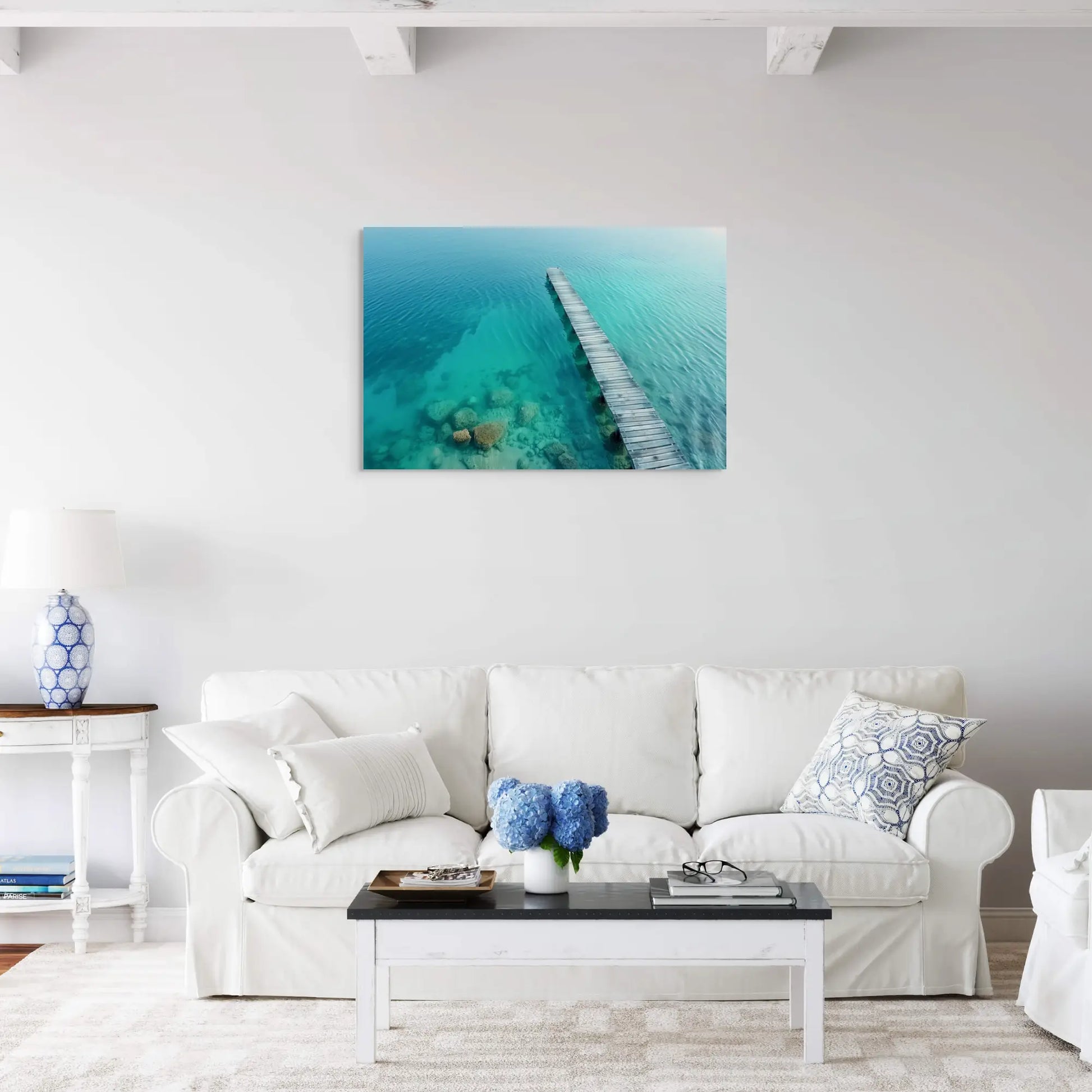 Tableau Zen - Mer Turquoise Affiches, reproductions et œuvres graphiques Art Virtuoso   