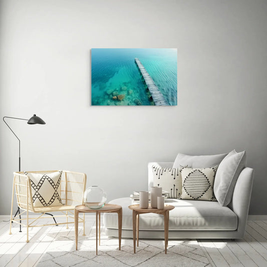 Tableau Zen - Mer Turquoise Affiches, reproductions et œuvres graphiques Art Virtuoso