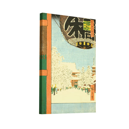 Product Hero 3D WebP Tableau Hiroshige - Temple Kinryuzan à Asakusa - Art Virtuoso
