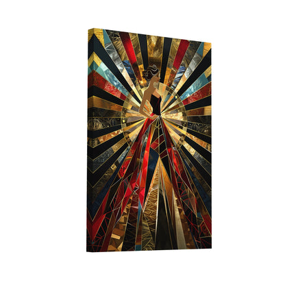 Product Hero 3D WebP Toile Art Deco Ancienne - Art Virtuoso