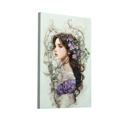 Product Hero 3D WebP Toile Art Nouveau - Femme Délicate - Art Virtuoso