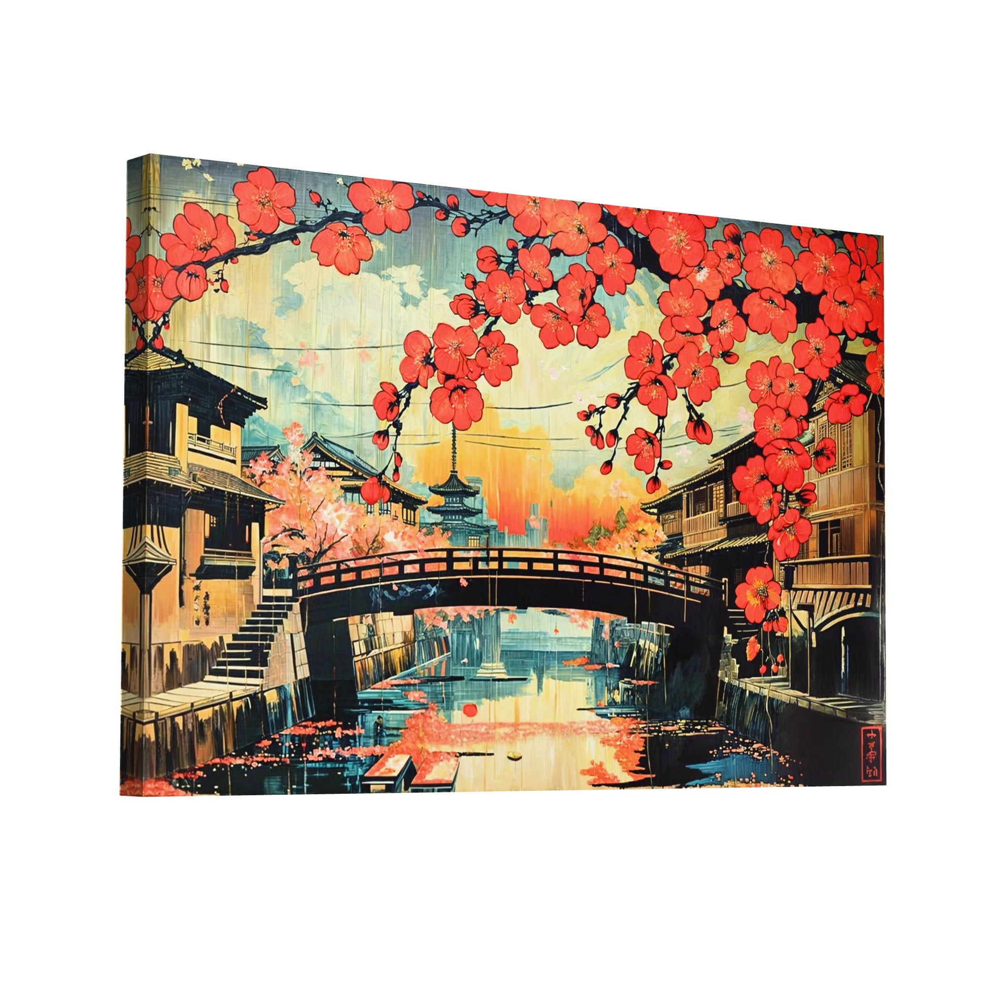 Product Hero 3D WebP Toile Japonaise Murale - Art Virtuoso