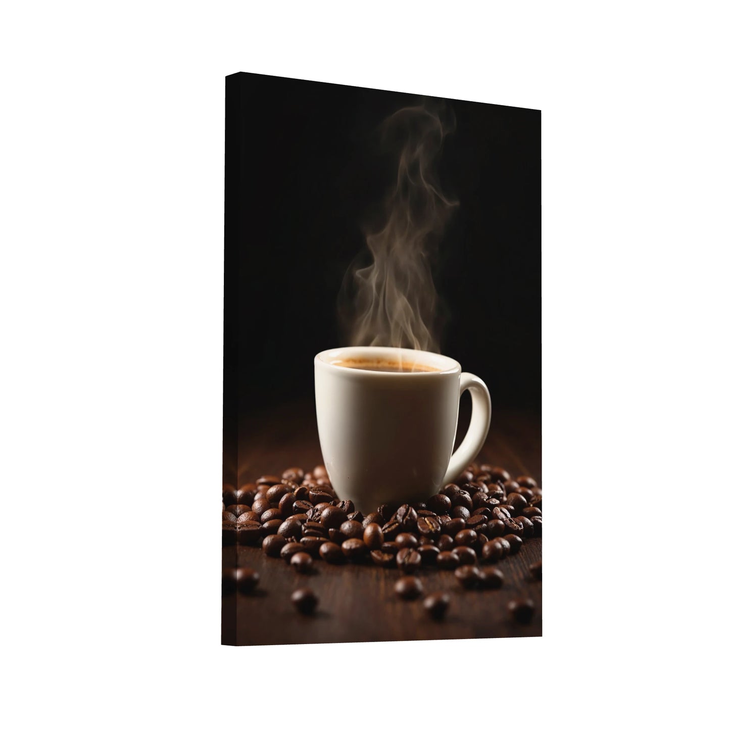 Product Hero 3D WebP Toile Photo Cuisine - L'Art du Matin - Art Virtuoso