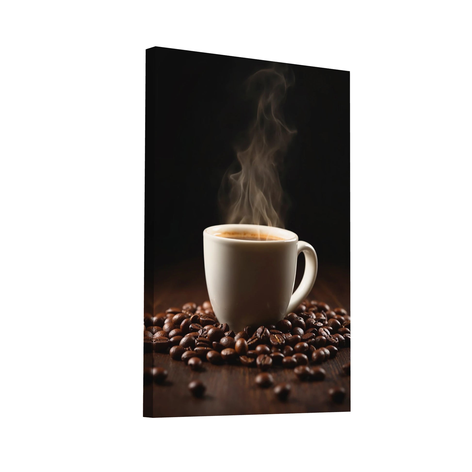 Product Hero 3D WebP Toile Photo Cuisine - L'Art du Matin - Art Virtuoso