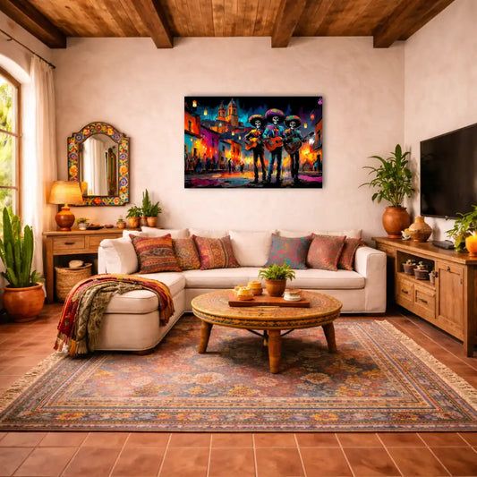 Toile Déco Día de los Muertos - Fête des Âmes