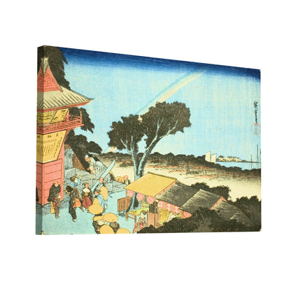 Product Hero 3D WebP Tableau Hiroshige - Vue depuis le sommet du mont Atago à Shiba - Art Virtuoso