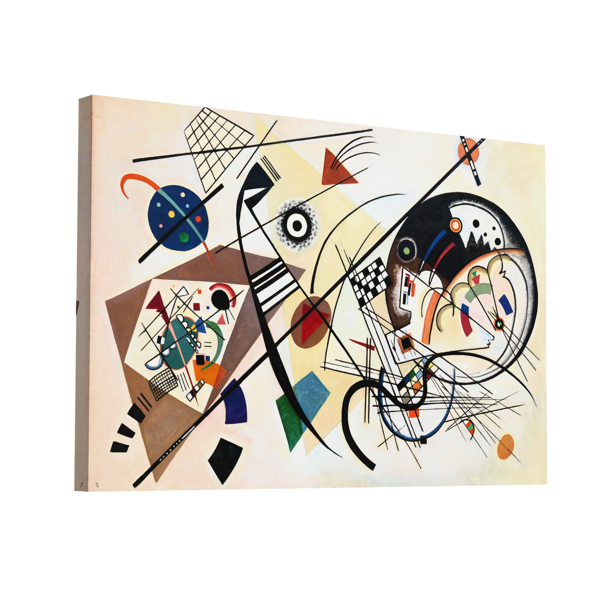 Product Hero 3D WebP Vassily Kandinsky - Transverse Line - Art Virtuoso