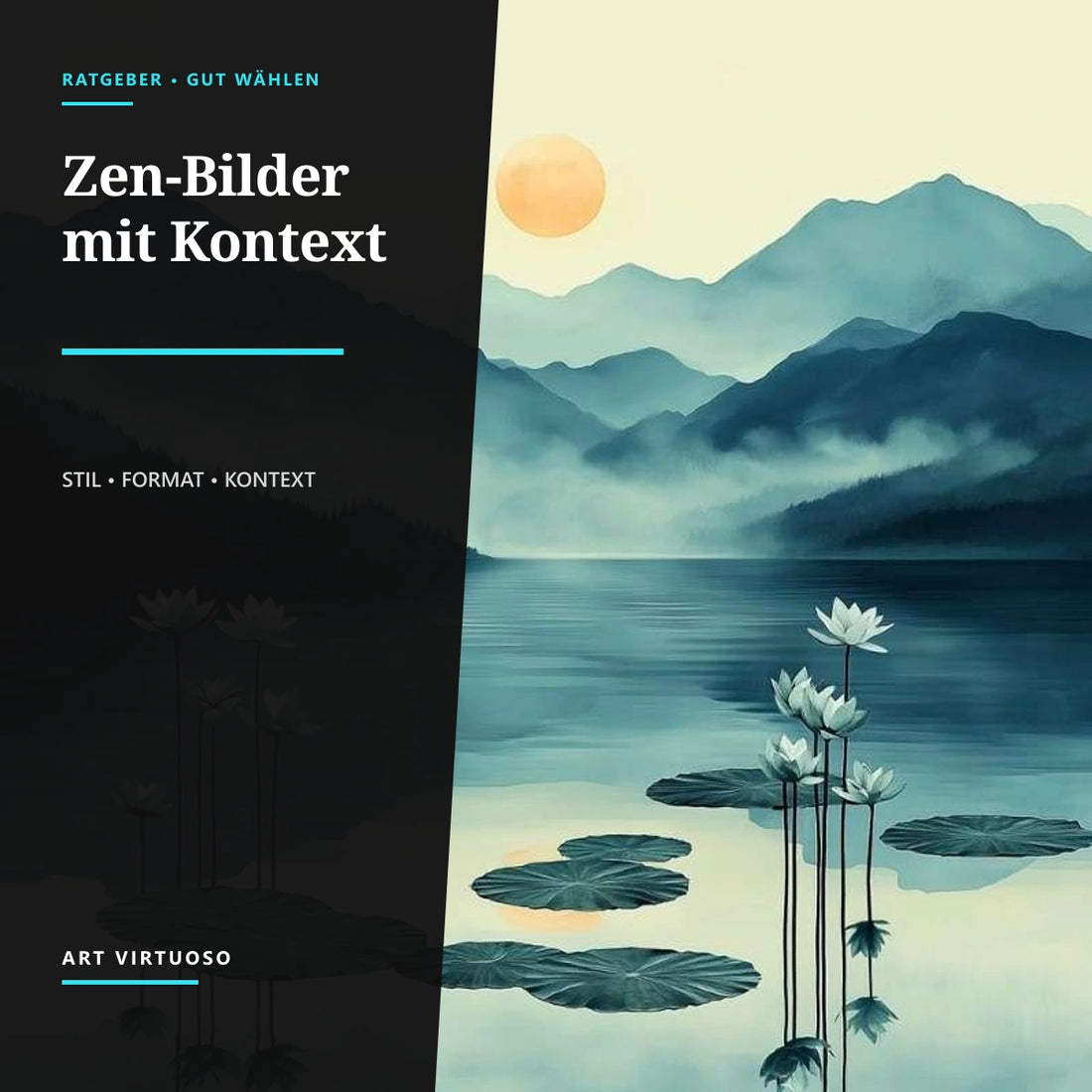 Zen-Wandbilder: Stile, Bedeutung und Wohnideen